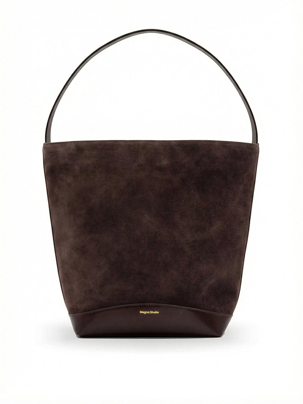 Lin Shoulder Bag • Brown Suede