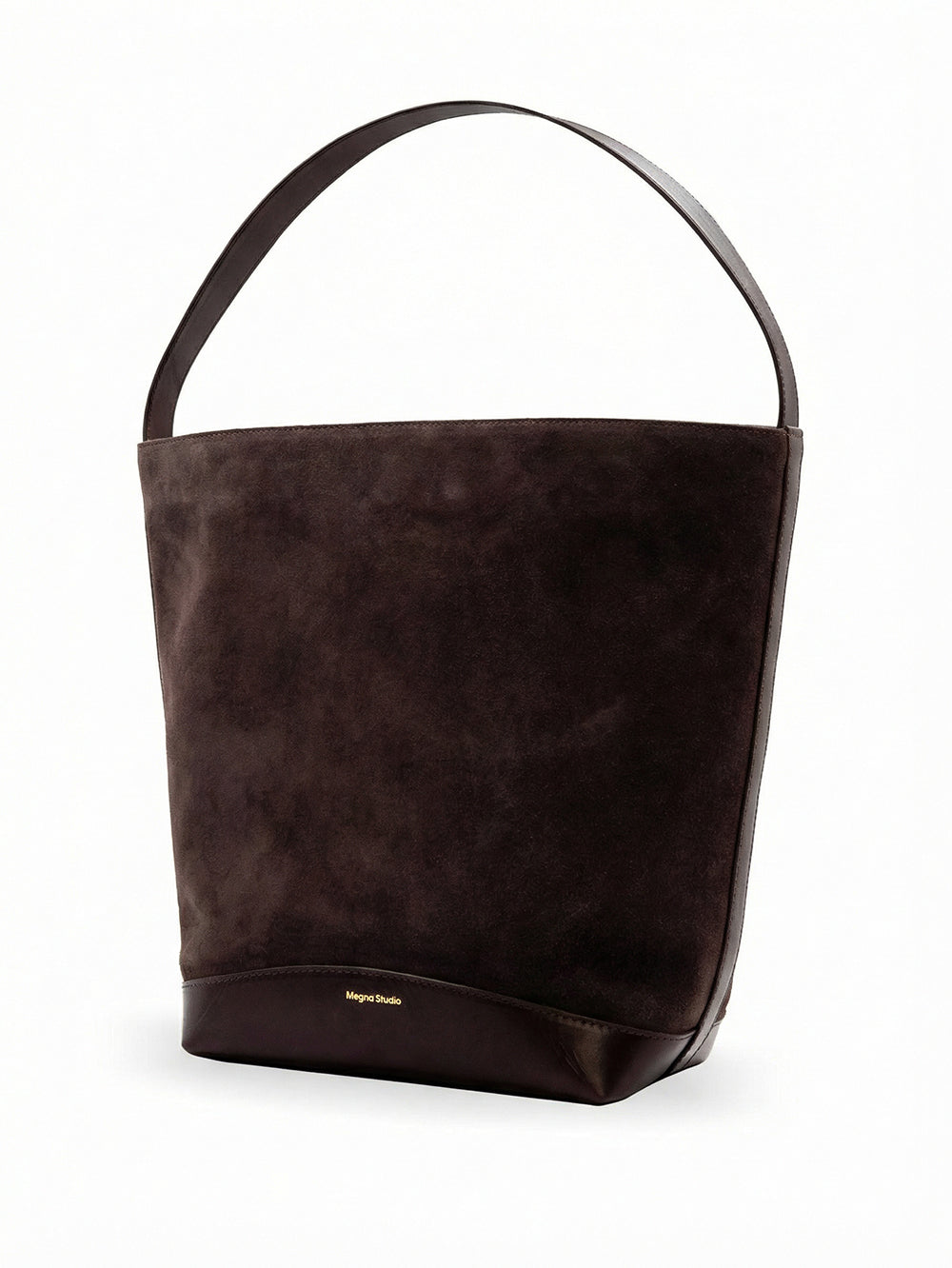 Lin Shoulder Bag • Brown Suede