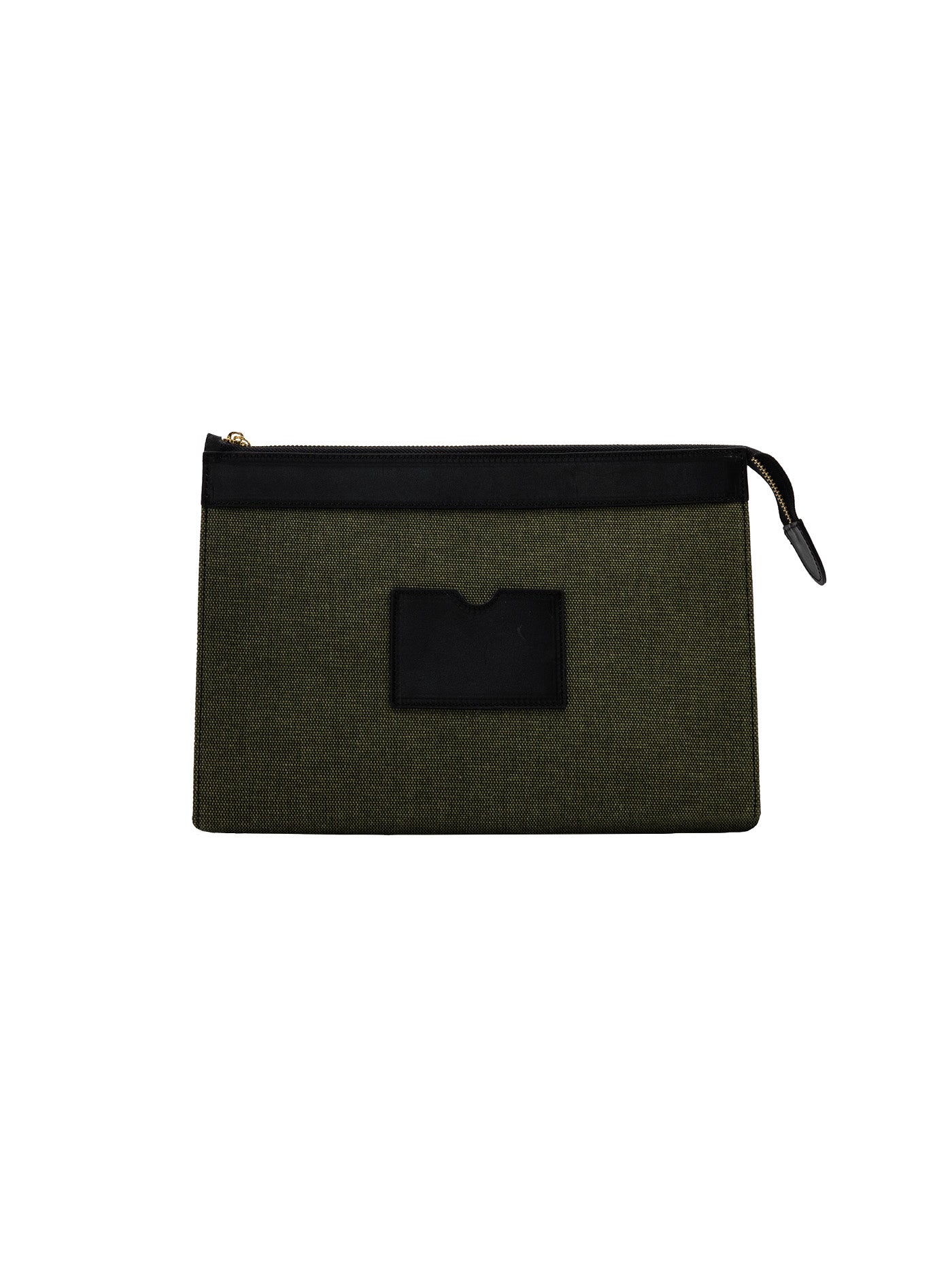 Luna Clutch • Medium • Green Canvas