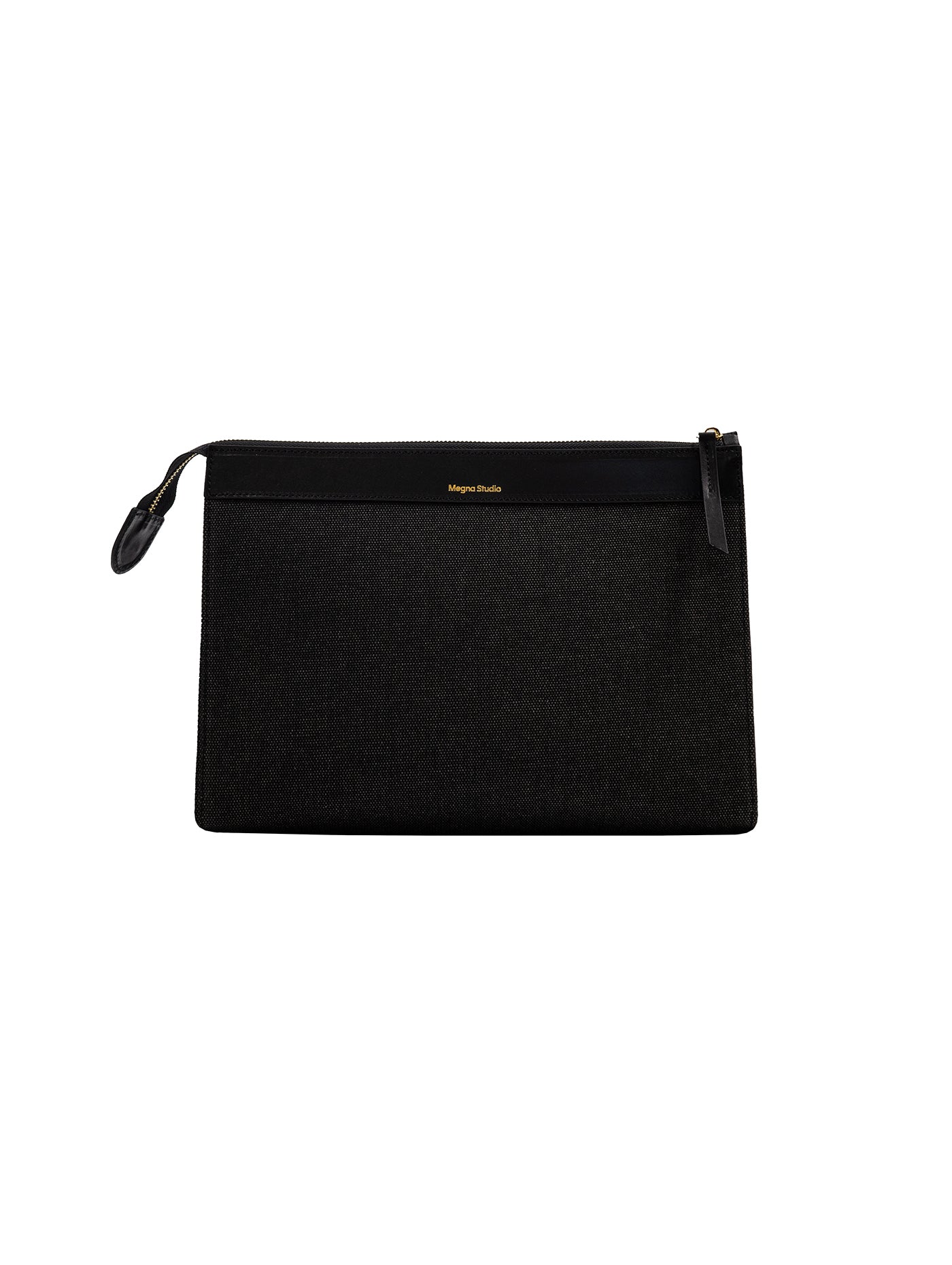 Luna Clutch • Medium • Black Canvas