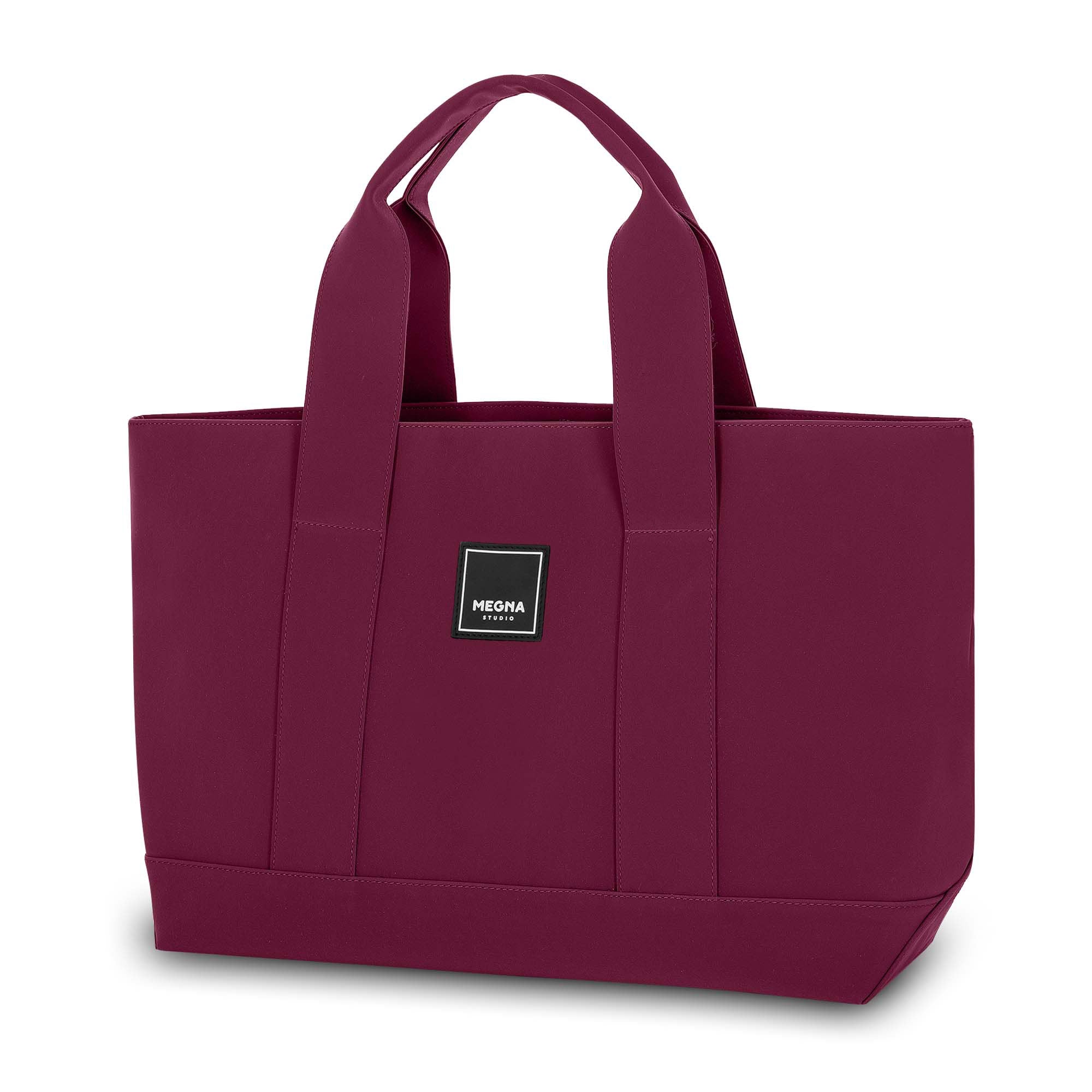 Large Cora Shoulder Bag • Matte Wine Red