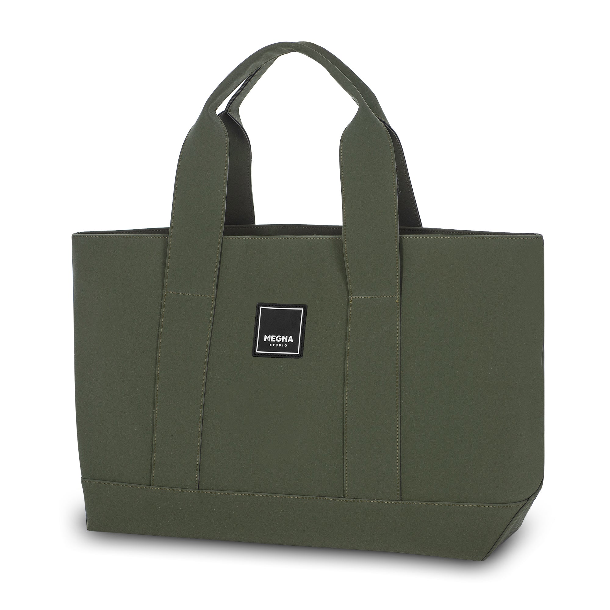Large Cora Shoulder Bag • Matte Petrol Green