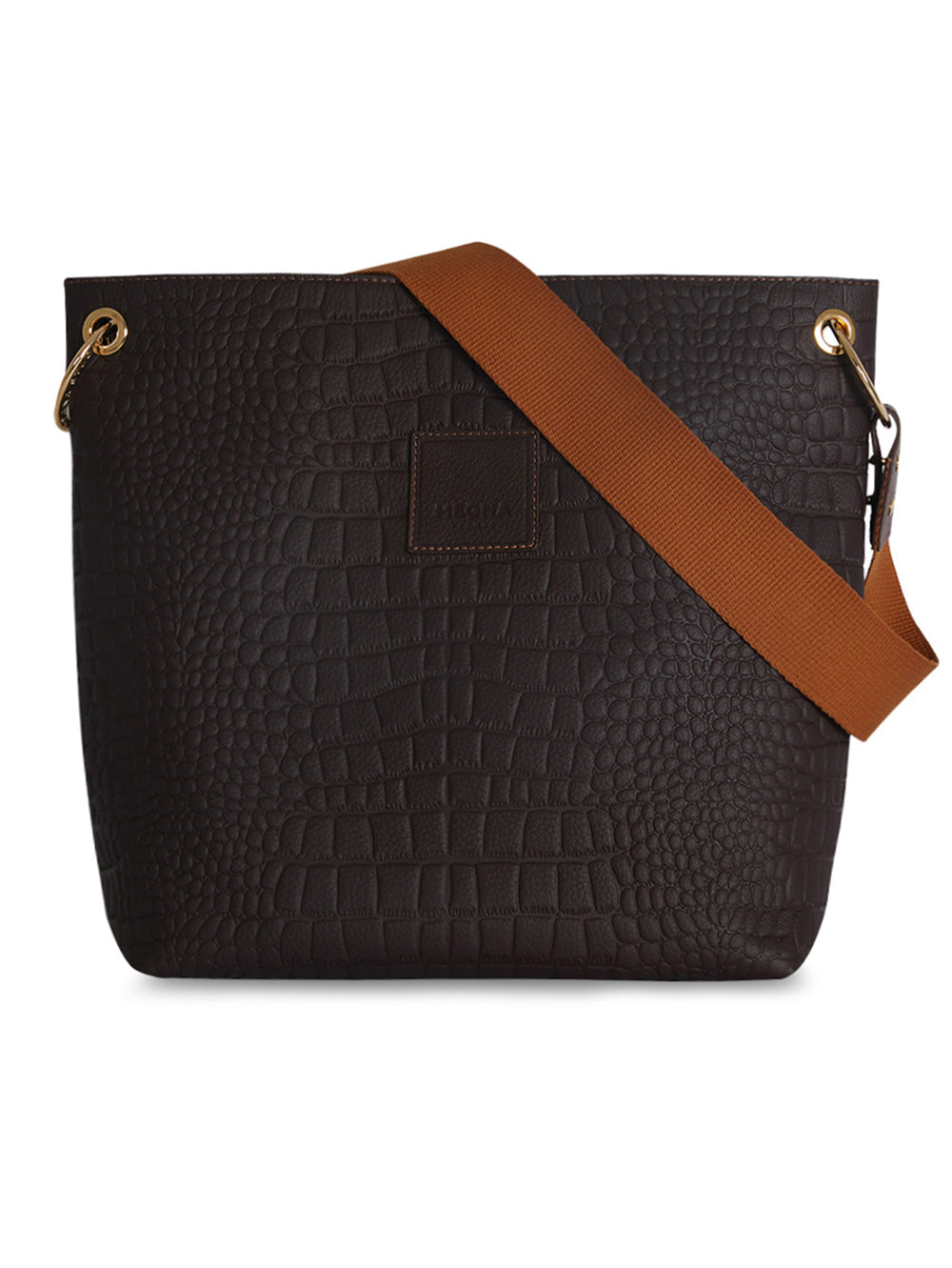 SANDRA BUCKET BAG • LARGE • CHOCOLATE