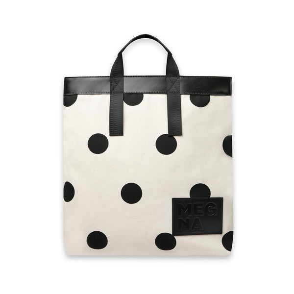 【AAKE】BIG DOT SHOPPER BAG Alexa Shopper Bag • Dot Dot White – Megna Studio