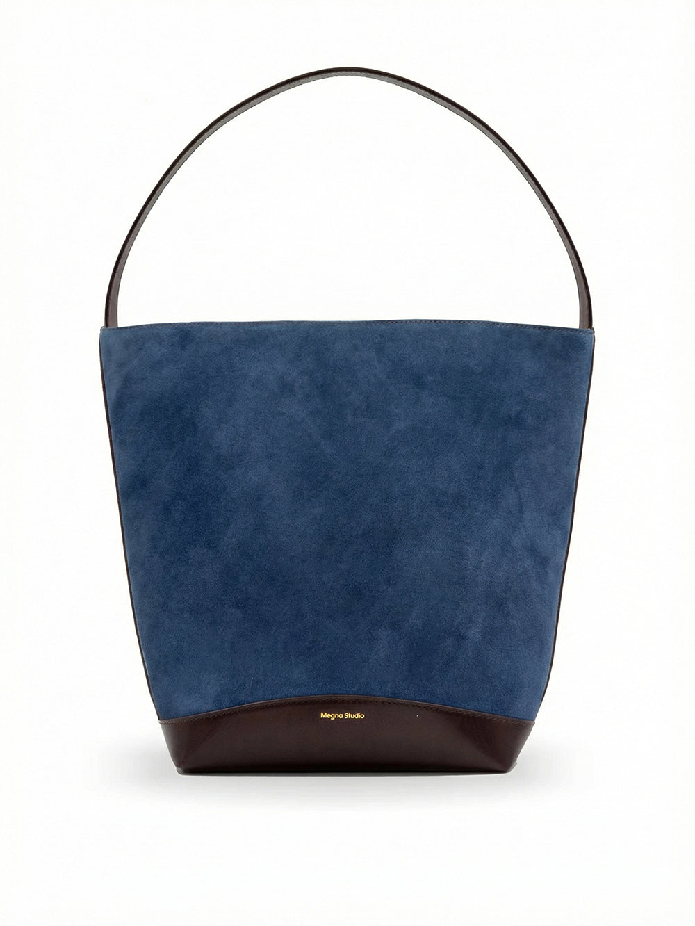 Lin Shoulder Bag • Navy Suede