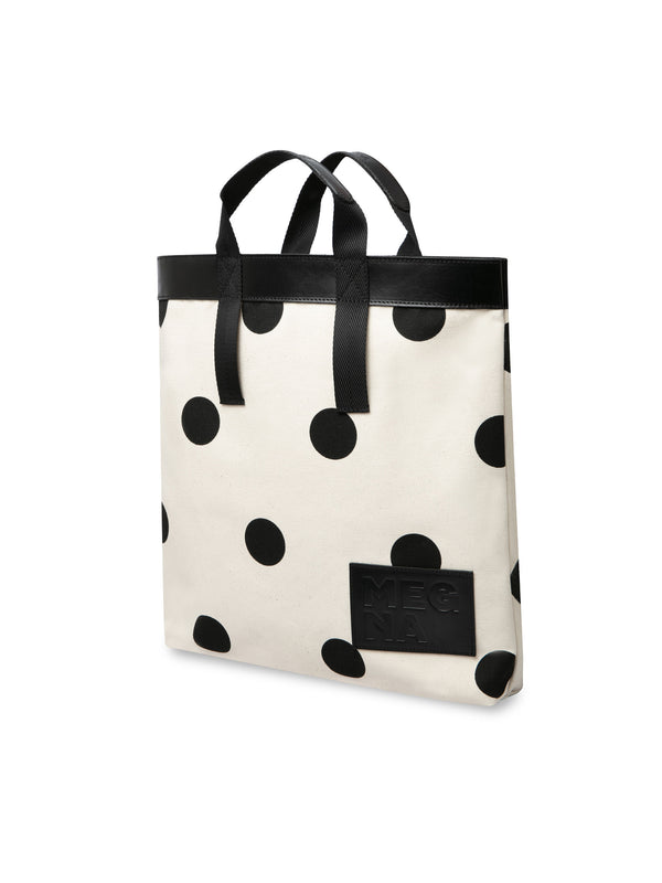 Alexa Shopper Bag • Dot Dot White