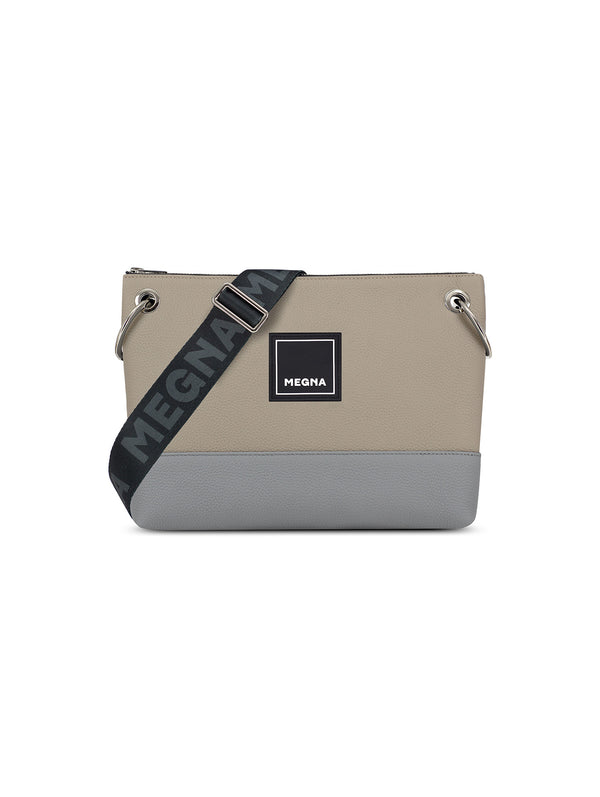 YOKO BAG • LEATHER GREY & MINK