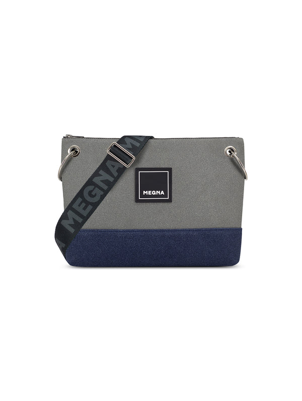 YOKO BAG • BLUE & GREY