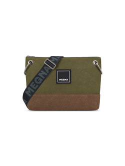 YOKO BAG • BROWN & GREEN