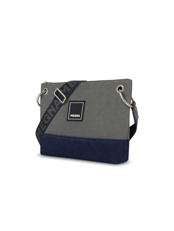 YOKO BAG • BLUE & GREY