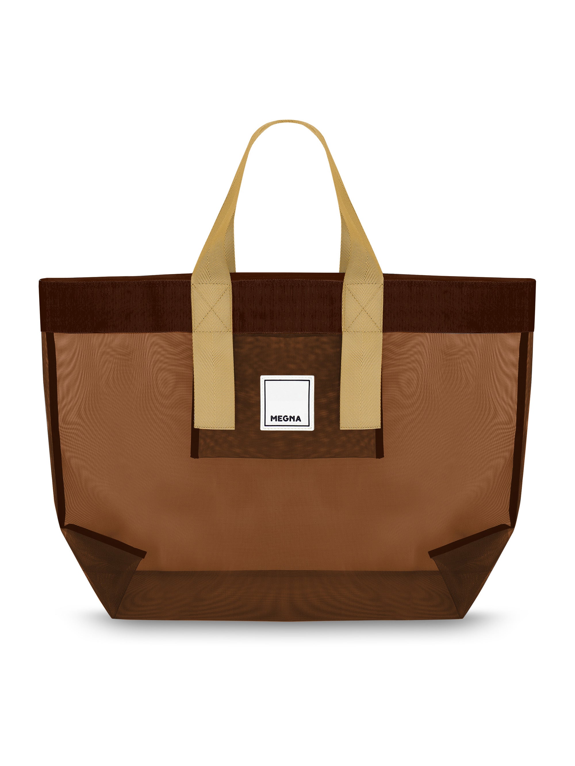 Grace Beach Bag • Horizontal • Brown on Brown