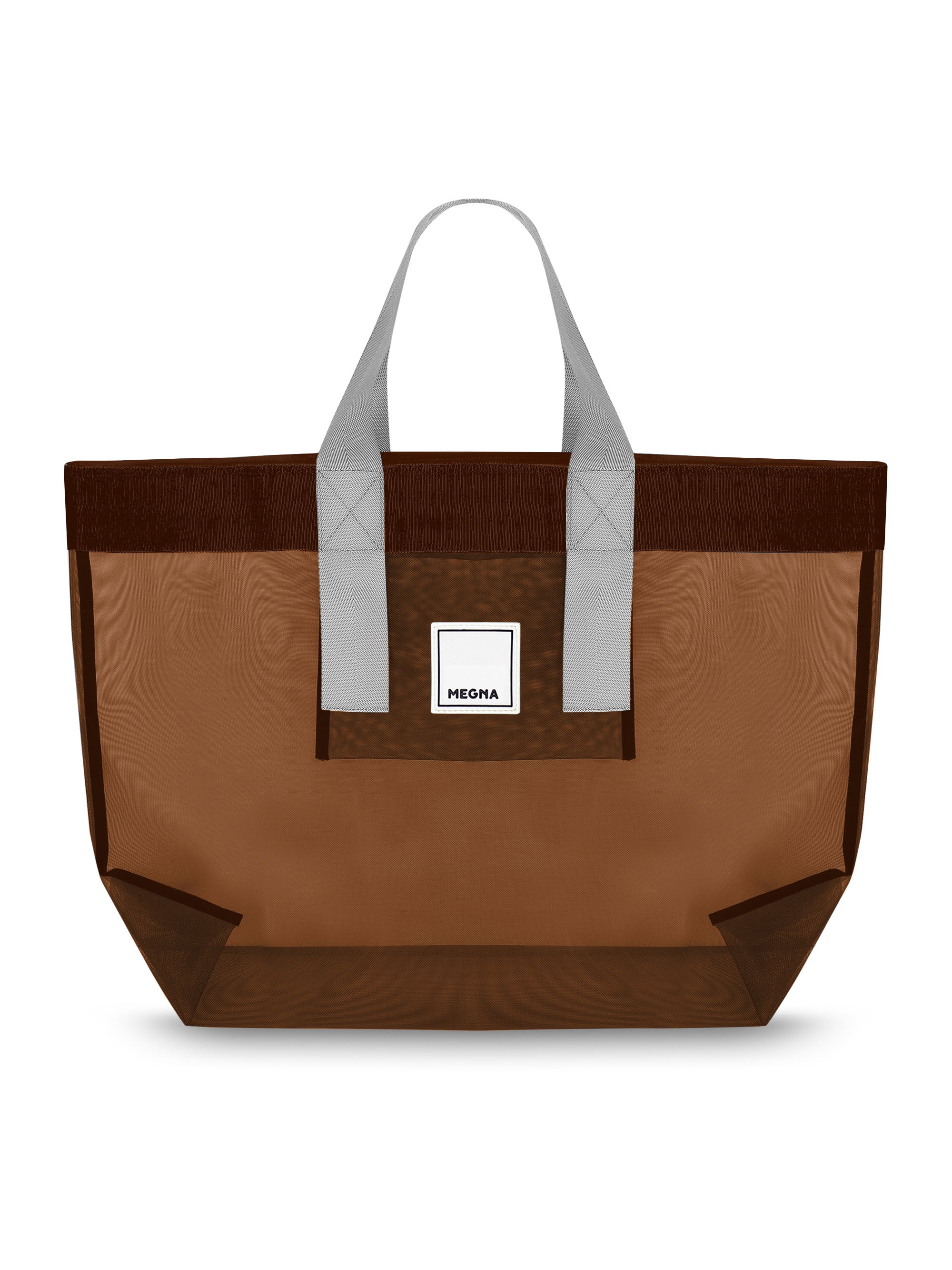 Grace Beach Bag • Horizontal • Brown on Brown
