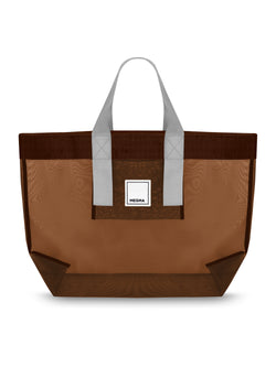 Grace Beach Bag • Horizontal • Brown on Brown