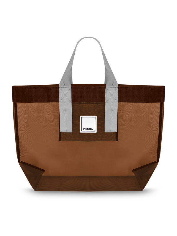 Grace Beach Bag • Horizontal • Brown on Brown