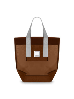 Grace Beach Bag • Vertical • All Brown