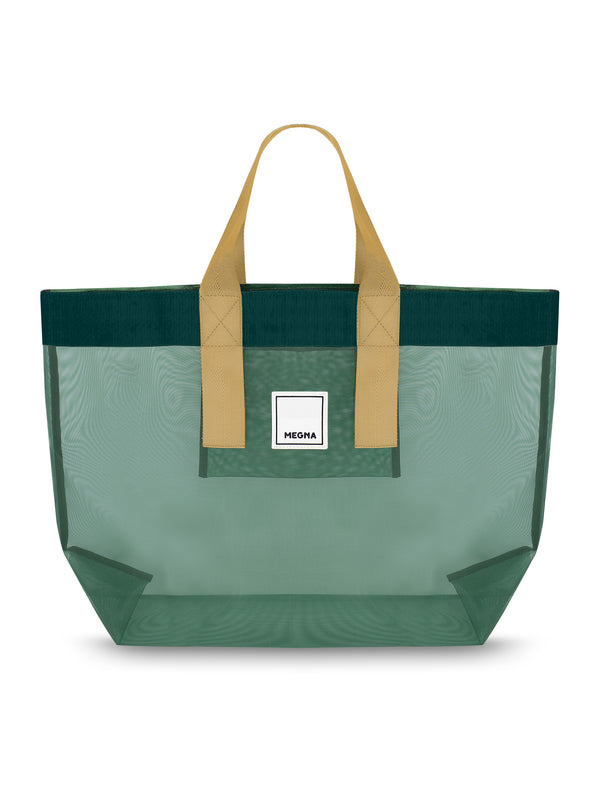 Grace Beach Bag • Horizontal • Green on Green