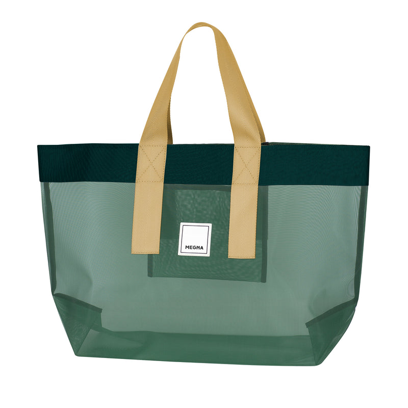 Grace Beach Bag • Horizontal • Green on Green