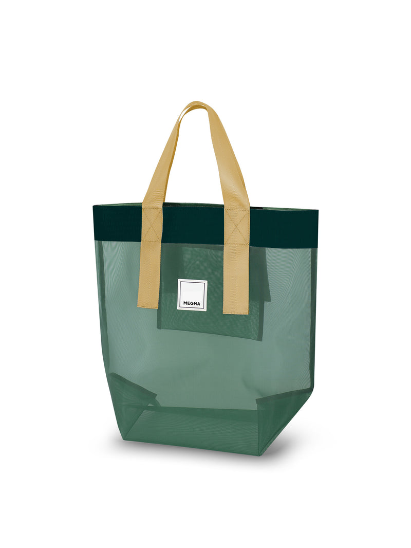 Grace Beach Bag • Vertical • Green on Green