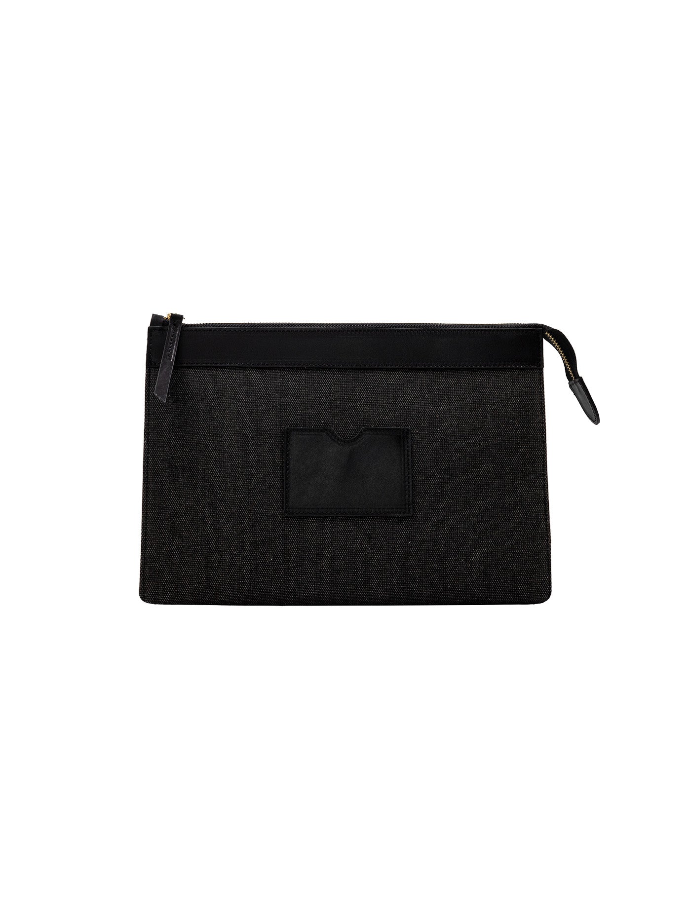 Luna Clutch • Medium • Black Canvas