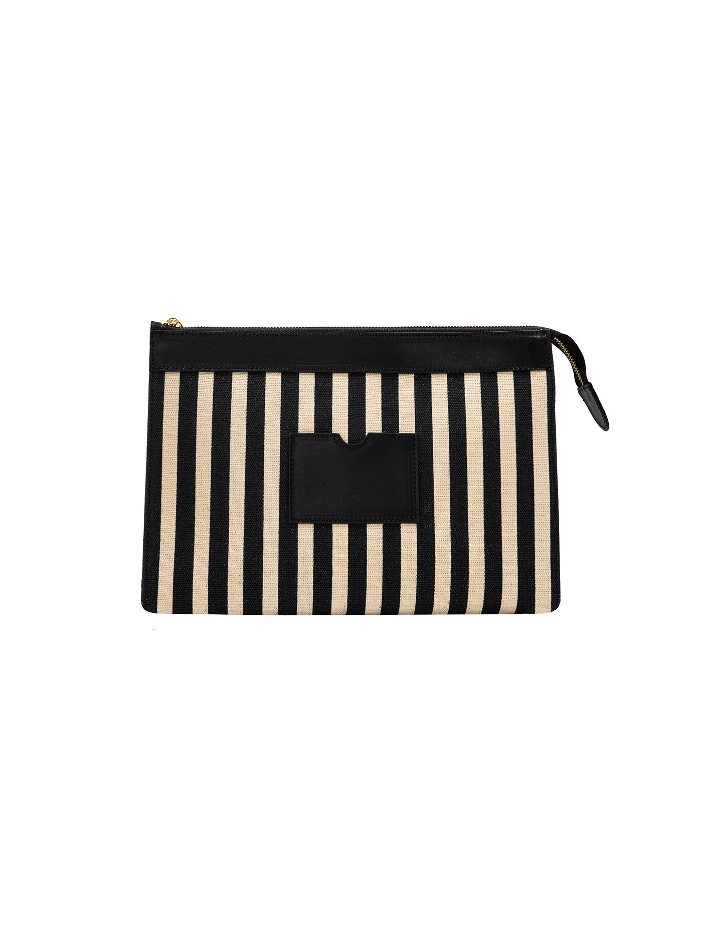 Luna Clutch • Medium • Striped Canvas