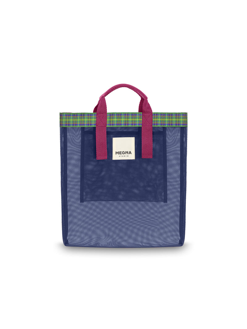 Irena Shopper Tote • Navy Blue