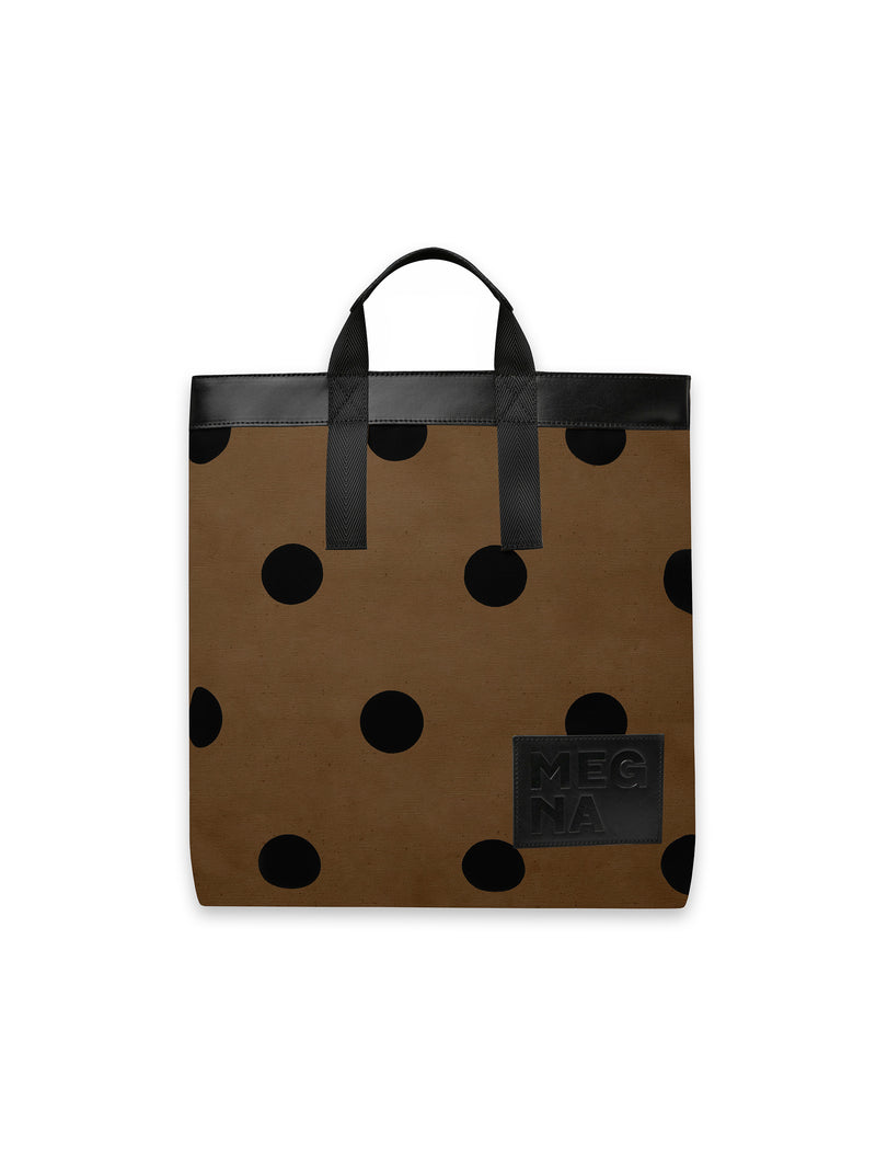 Alexa Shopper Bag • Dot Dot Brown