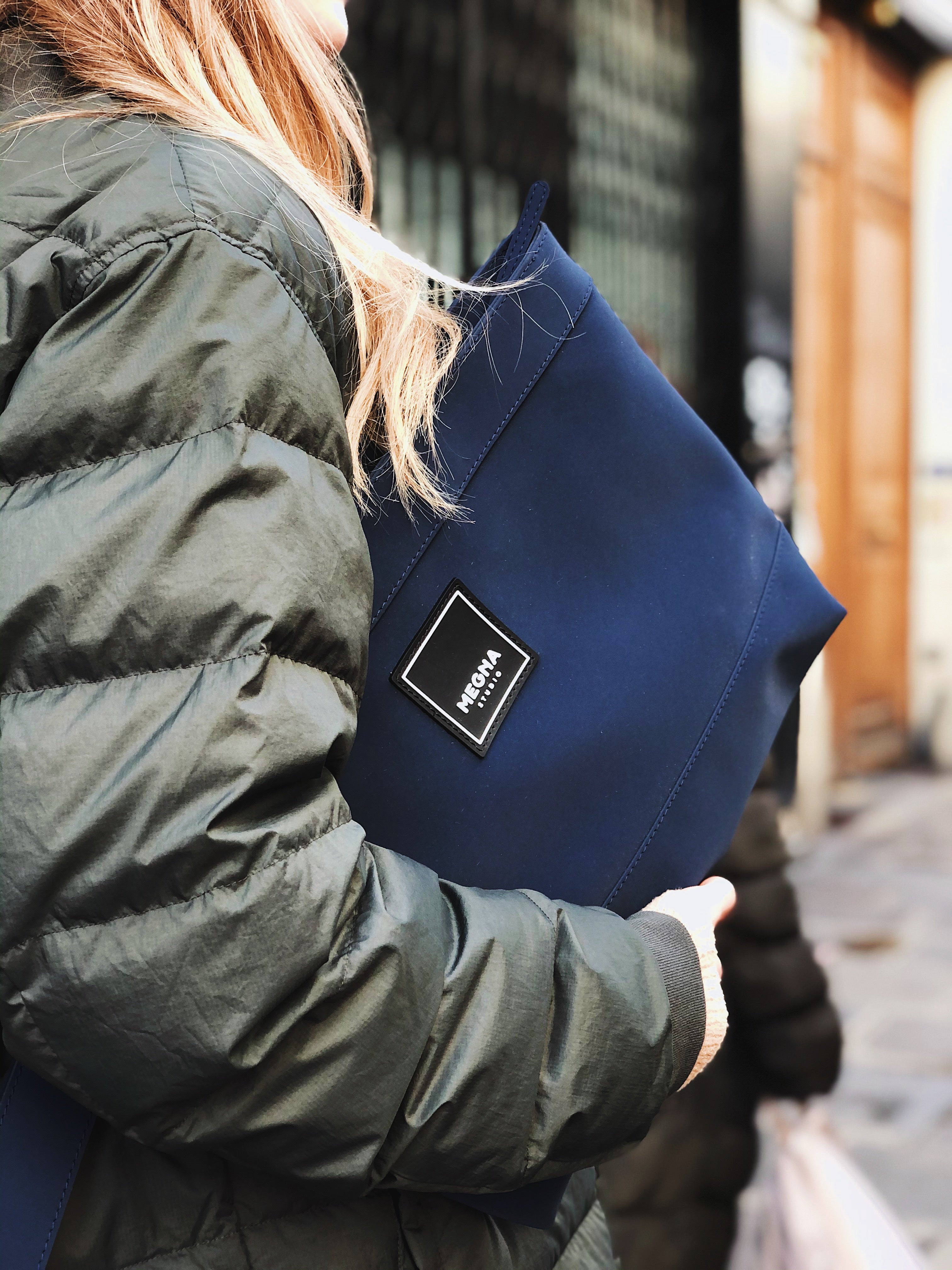 Cora Clutch • Matte Mineral Blue