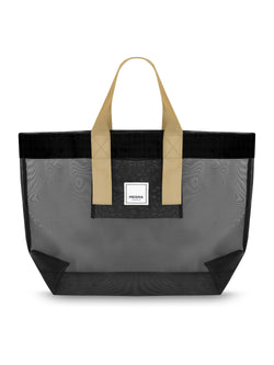 Grace Beach Bag • Horizontal • Black on Black