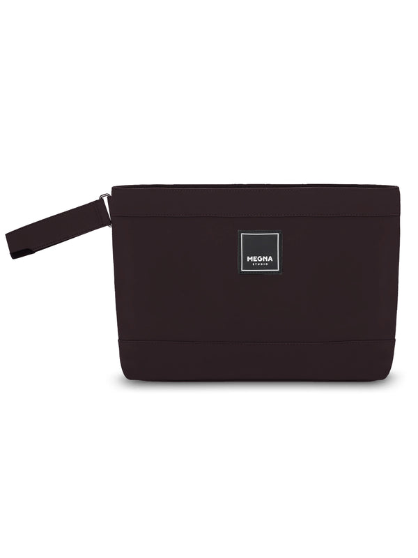 Cora Clutch • Matte Brown