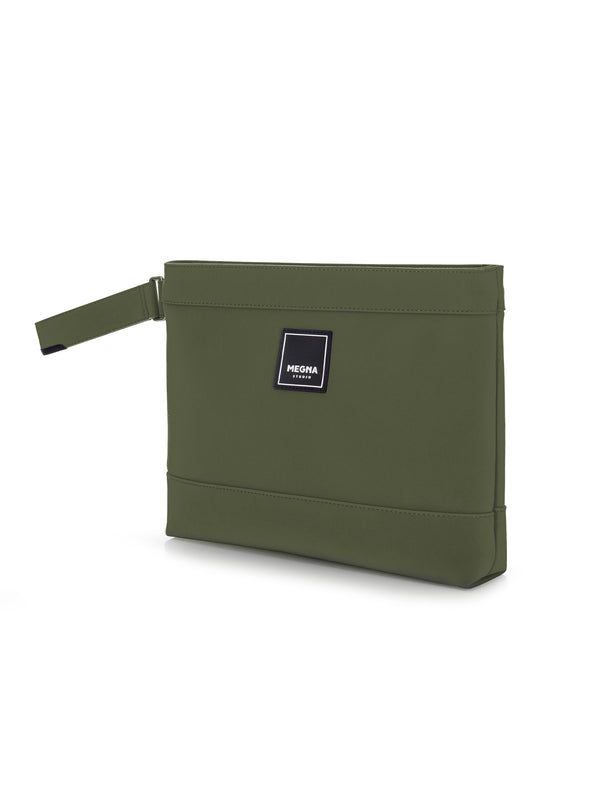 Cora Clutch • Matte Petrol Green