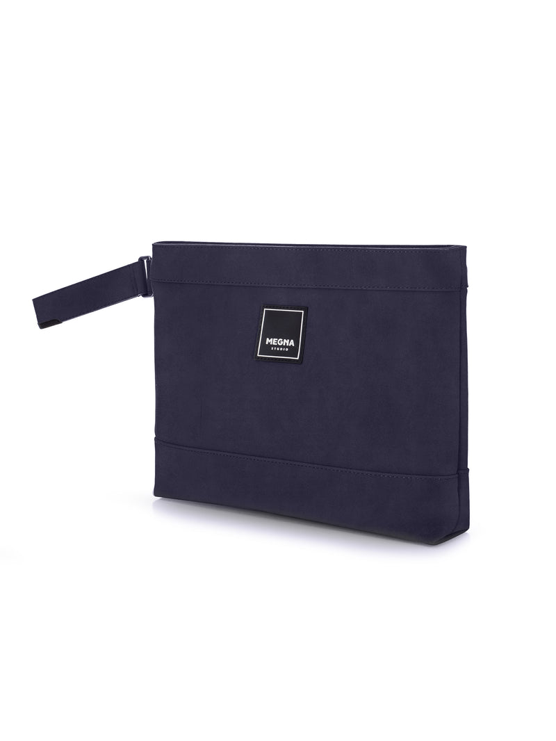 Cora Clutch • Sanded Navy Blue