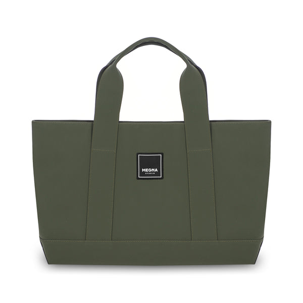 Large Cora Shoulder Bag • Matte Petrol Green