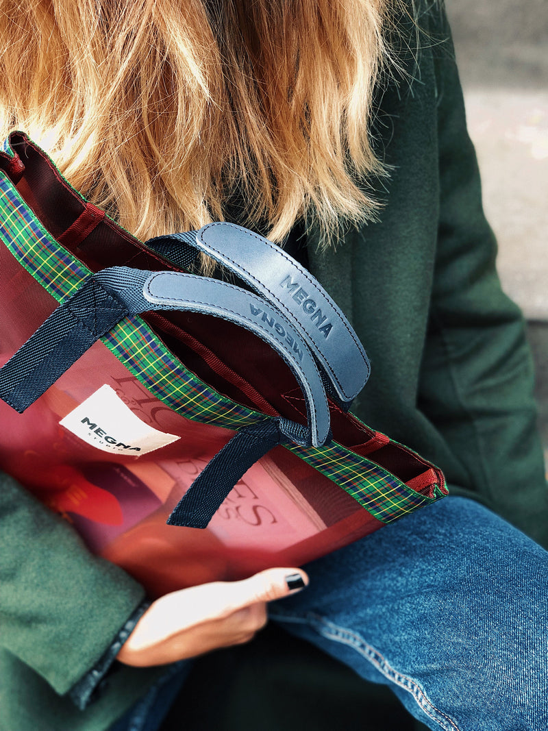 Irena Shopper Tote • Cherry
