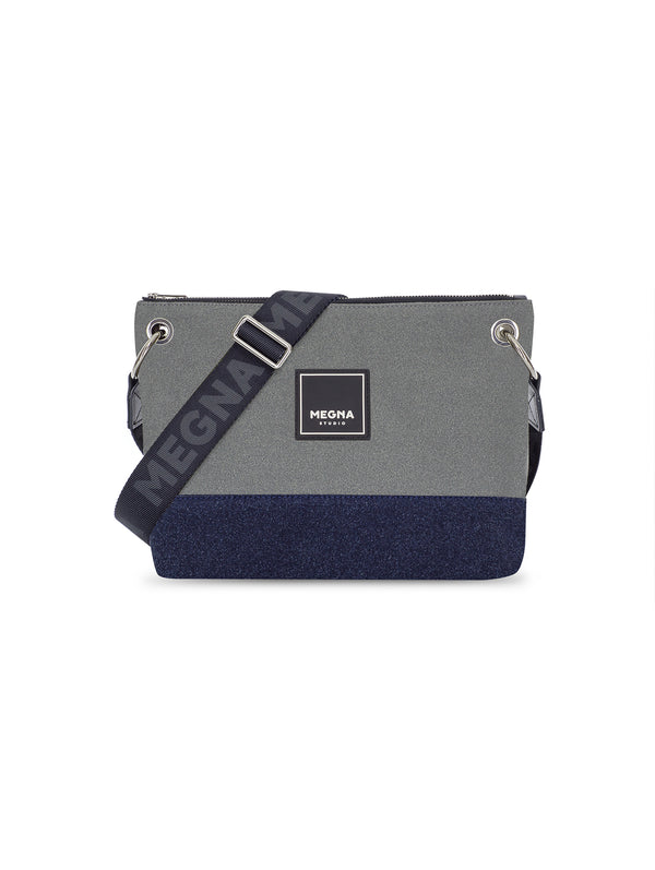 YOKO BAG • BLUE & GREY