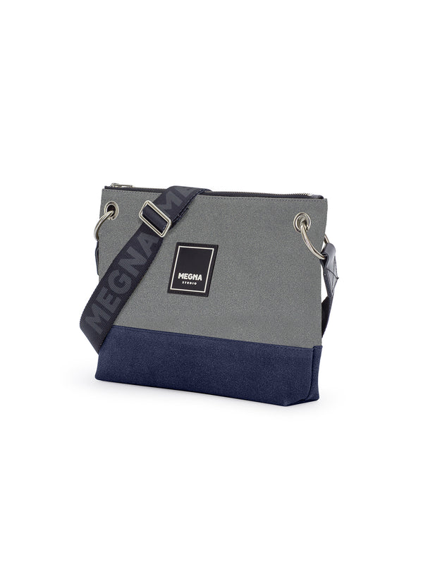 YOKO BAG • BLUE & GREY